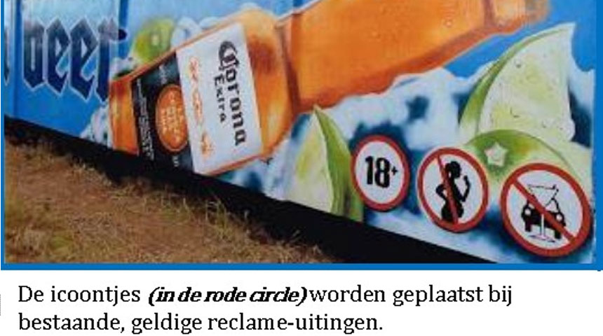 STIVASUR VOERT CAMPAGNE ONVERANTWOORDE RECLAME ALCOHOLGEBRUIK - United News